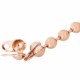Metal end cap for 1.2mm ball chain Rosegold